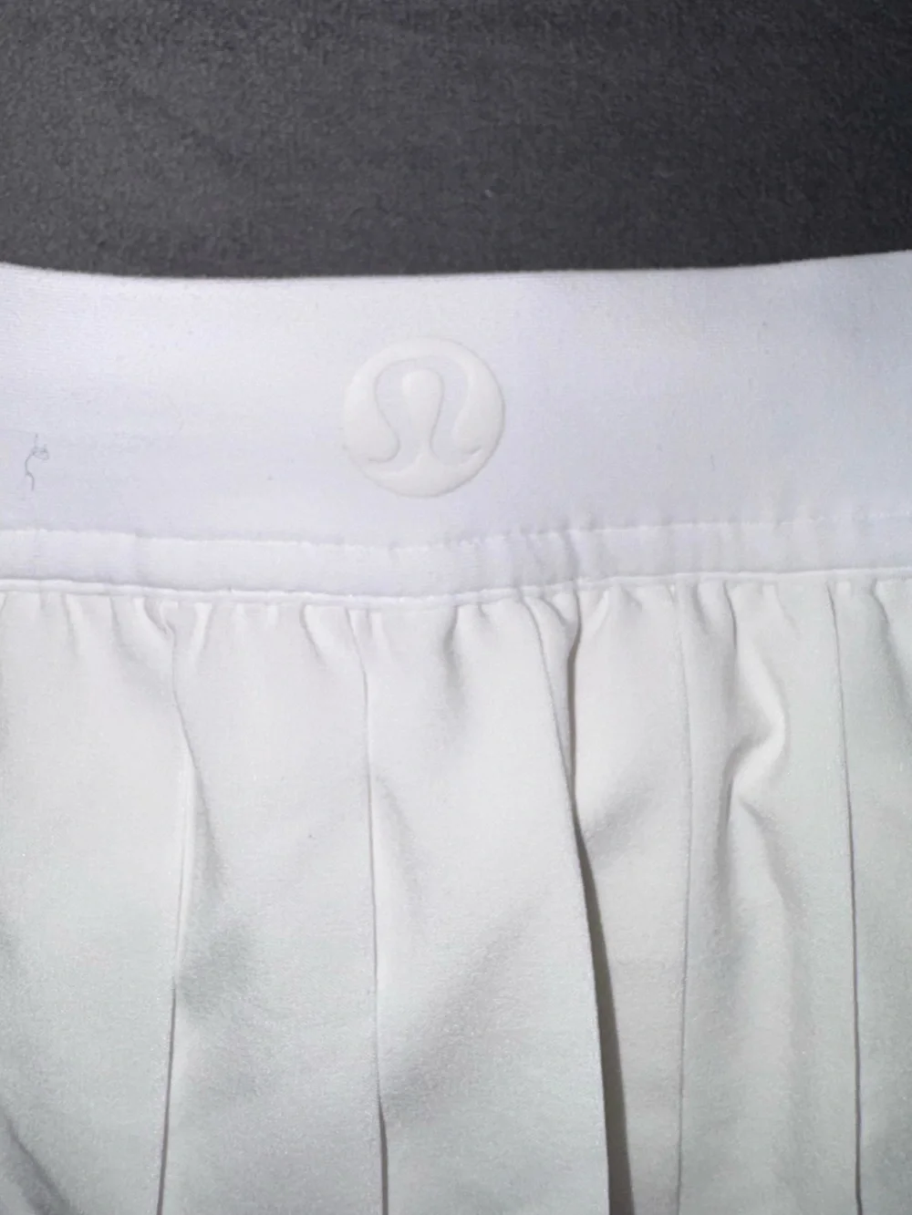 lululemon athletica White Pleated Skater Skirt